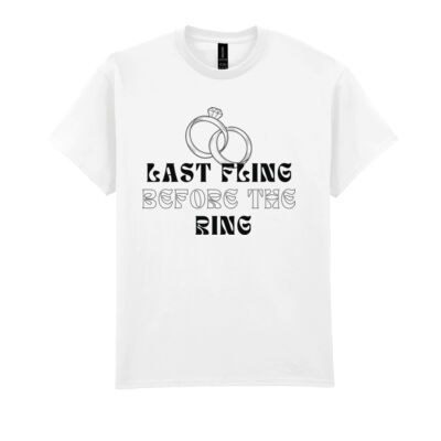 Last Fling Before the Ring Groomsmen T-Shirt Thumbnail