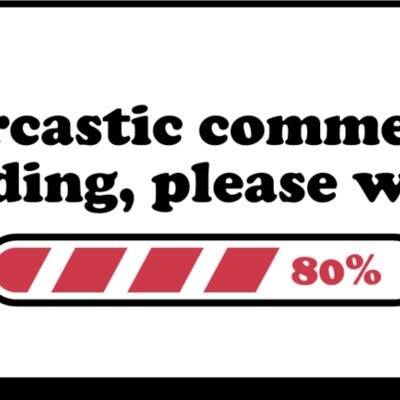 Sarcastic comment loading Thumbnail