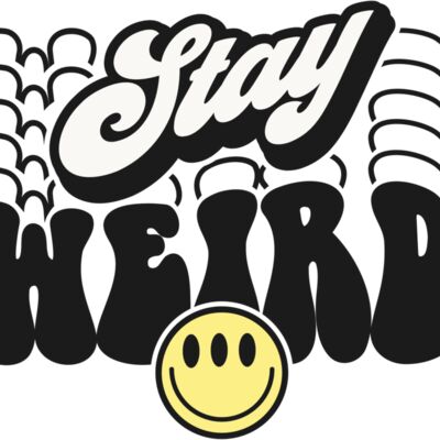 Stay weird SVG Thumbnail