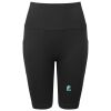 Women’s TriDri® ribbed seamless '3D Fit' cycle shorts Thumbnail